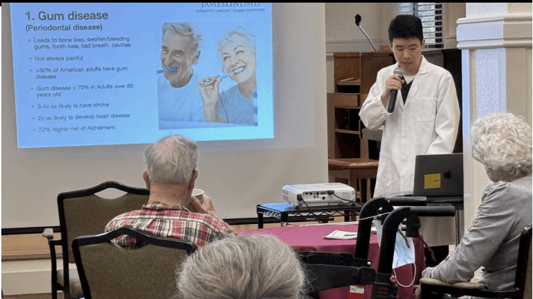 james lin at local los gatos ca event | dentist los gatos ca