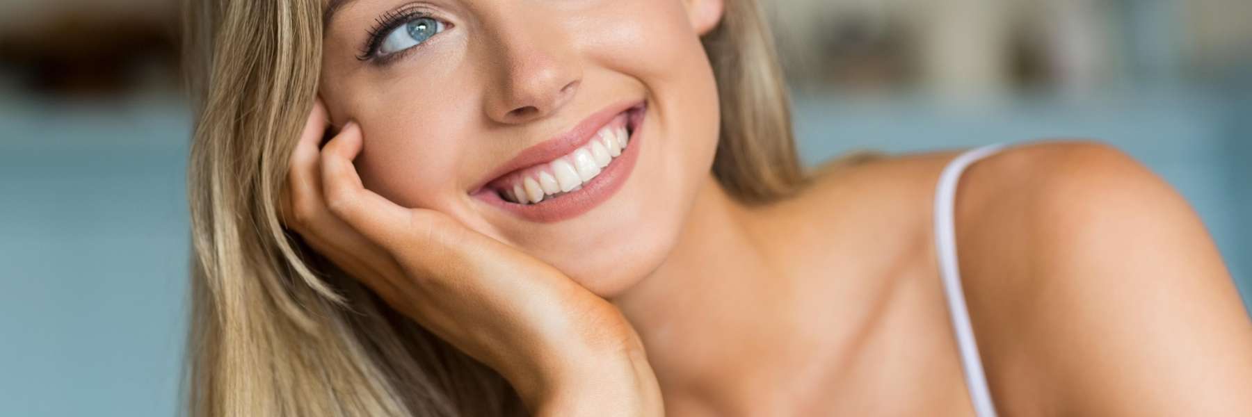 blonde woman smiling | dentist los gatos ca