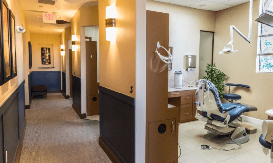 interior dental office hallway | dentist in los gatos ca